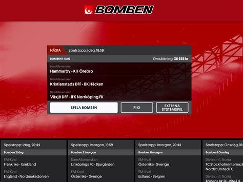 bomben rullpott|Bomben Oddset Bomben .